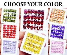 7x5 MM Size Mixed Color Natural Sapphire Certified Lot Oval Cut Loose Gemstone