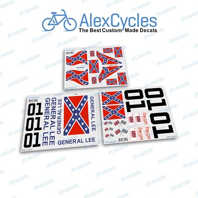 BAJA 5T GENERAL LEE RC Car Tamiya Decals Stickers 1/5 Scale HPI DUKE OF HAZZARD