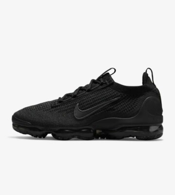 Nike Air VaporMax 2021 FK Flyknit Black Men's Sizes 10.5, 11 Nike Air VaporMax 2021 FK Flyknit Black Men's Sizes 10.5, 11