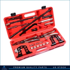 Pro Cylinder Valve Spring Compressor Stem Seal Installer Remover Tool Kit & Case