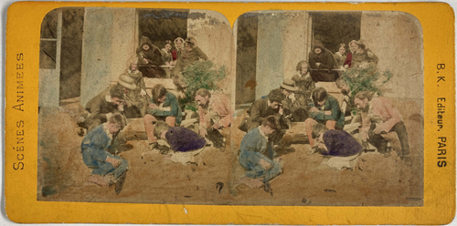 France, Chamonix, Alpinistes sur la Mer de Glace, ca.1880