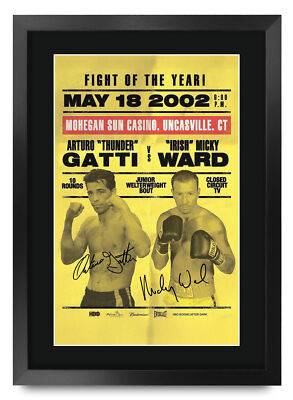 Photo Dédicacée Micky Ward - 8x10 - Boxe - Original - Le Combattant