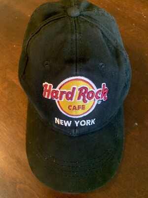 vintage Hard Rock Cafe New York Baseball Hat Black