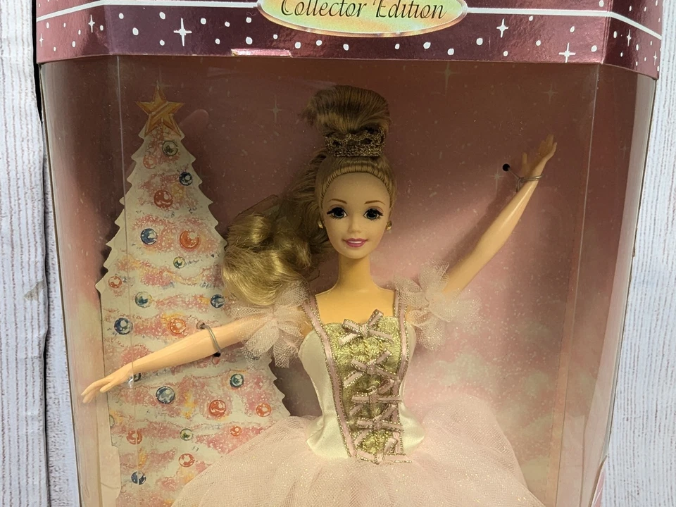 NEW #17056 Barbie As The Sugar Plum Fairy In The Nutcracker Ballet 1996 - YELLOW - Image 4 of 4