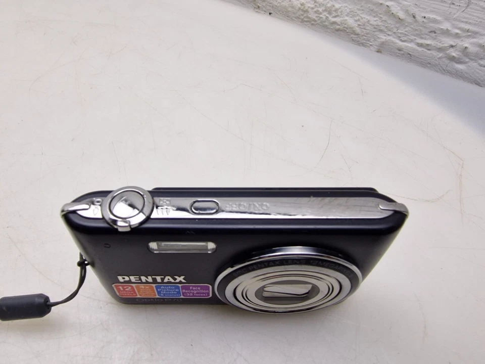 Pentax Optio P70 12MP Digitalkamera – 4-fach optischer Zoom – Schwarz - Bild 4 von 4