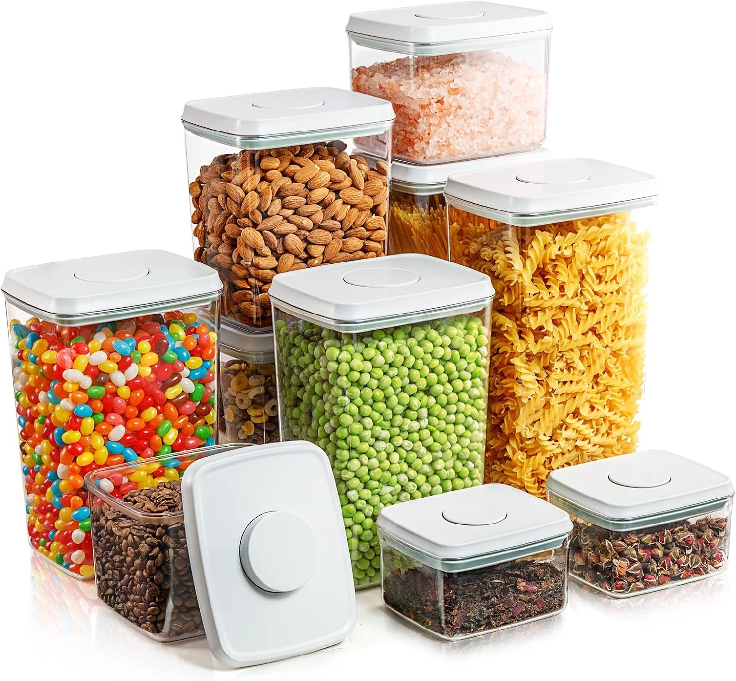 10-Piece Airtight Food Storage Containers Set - BPA-Free & Stackable
Opens in a new window or tab