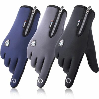 Handschuhe Winter Wasserdicht Thermo Motorrad Angeln Warm Handy Touchscreen Neu