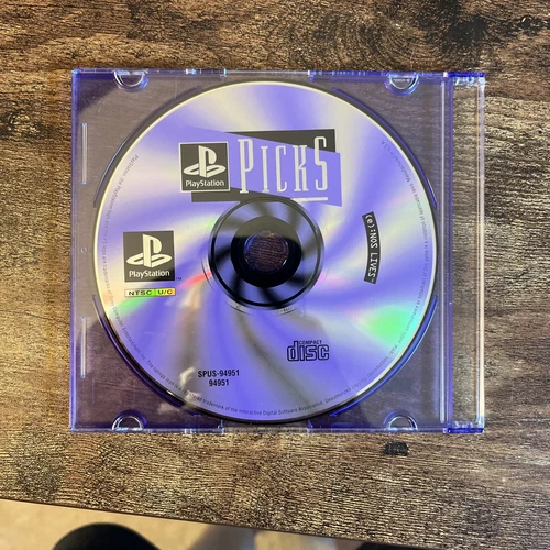 Sony Playstation PS1 Playstation Picks Disc Purple Demo DISC ONLY