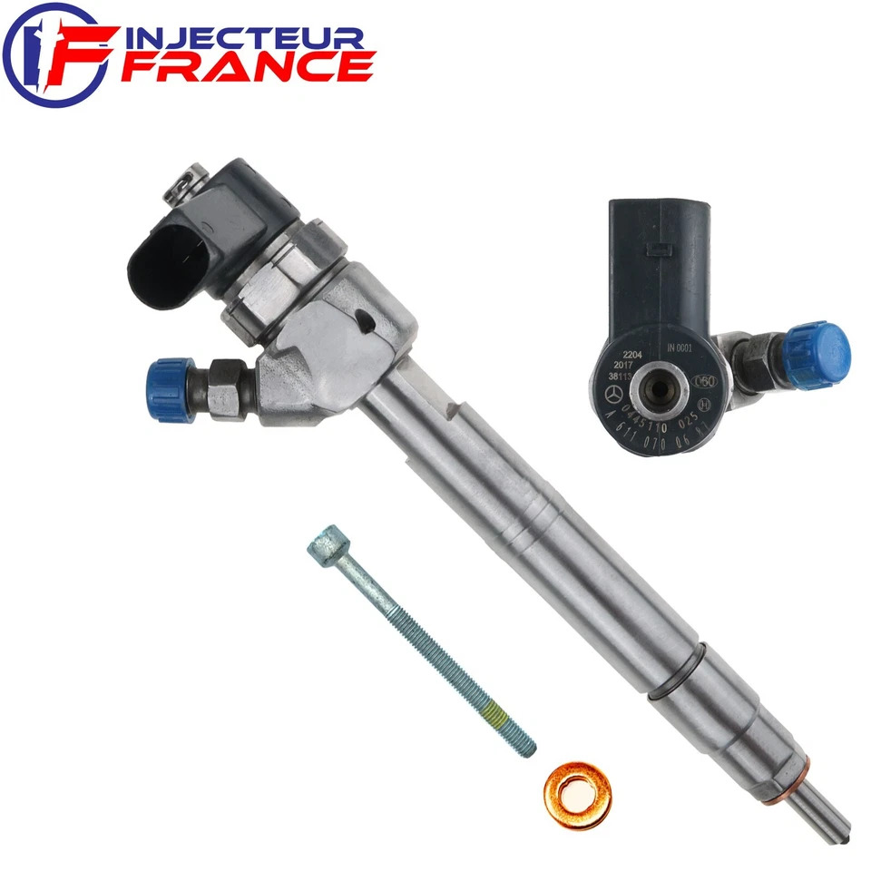 0445110025 Injecteur Mercedes-Benz Classe C W209 W210 Sprinter CDI A6110700687 - Photo 2/4