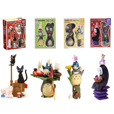 My&Neighbor Totoro Chihiro Anime Studio Ghibli Miyazaki Figures Kiki No Face man