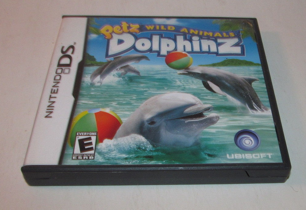 Petz Wild Animals: Dolphinz (Nintendo DS, 2007) Complete CIB NDS
