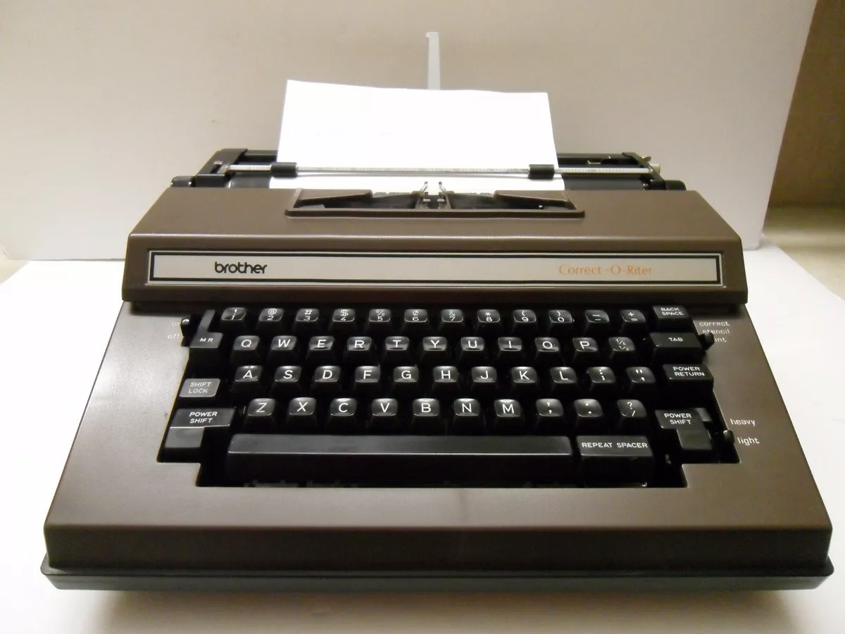 Brother on sale electronic typewriter