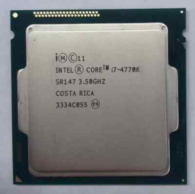 Intel Core i7-4770K SR147 3.50GHz 4-core 8-thread 8MB LGA-1150 CPU processor