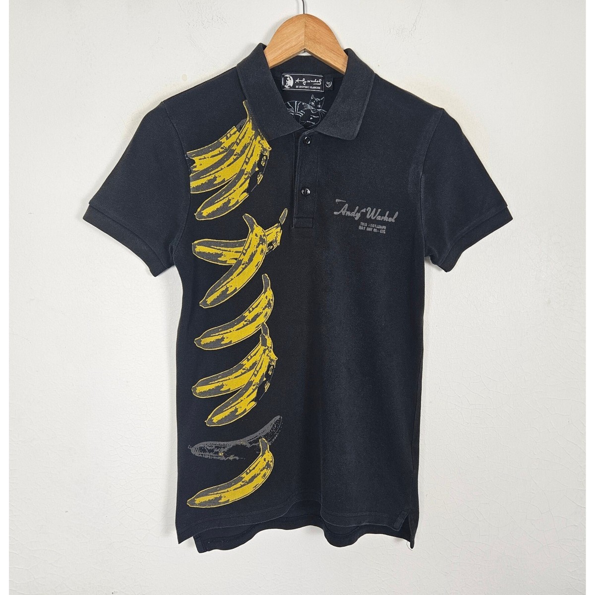 HYSTERIC GLAMOUR × andy warhol スカル柄 トップス Hysteric Glamour x Andy Warhol pop art polo shirt | eBay