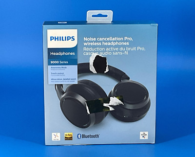 *AS IS* Philips H9505 Active Noise Canceling Bluetooth Headphones FOR PARTS READ