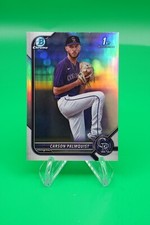 (3 Cards) 2022 Bowman Draft Base Chrome Refractor #BDC-31 Carson Palmquist LPN