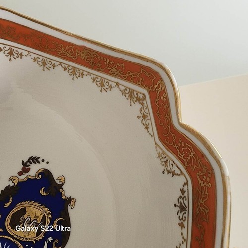 Beautiful Vintage Chelsea Royal Coat Of Arm 9.5"x4" Porcelain Bowl Made In Japan - Picture 11 of 18