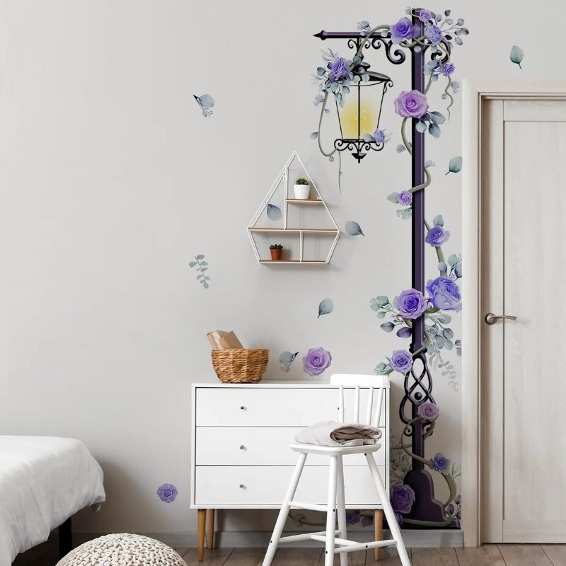 Removable Flower Decal Tree Branch Vines Wall Sticker Vinyl Bedroom Home Decor