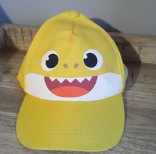 Baby Shark yellow kids snapback hat pinkfong