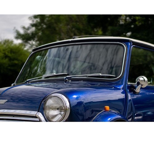 CLASSIC MINI STAINLESS STEEL WINDSCREEN WIPER ARMS BLADES TRIM KIT 10" Y11PGJ - Picture 3 of 3