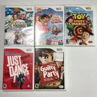 Nintendo Wii Lot of 5 Video Games (Disney, Dora, Dance)