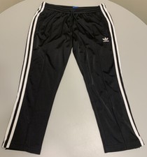 Adidas Trefoil Joggers Sweatpants 3 Stripe Black Youth Medium