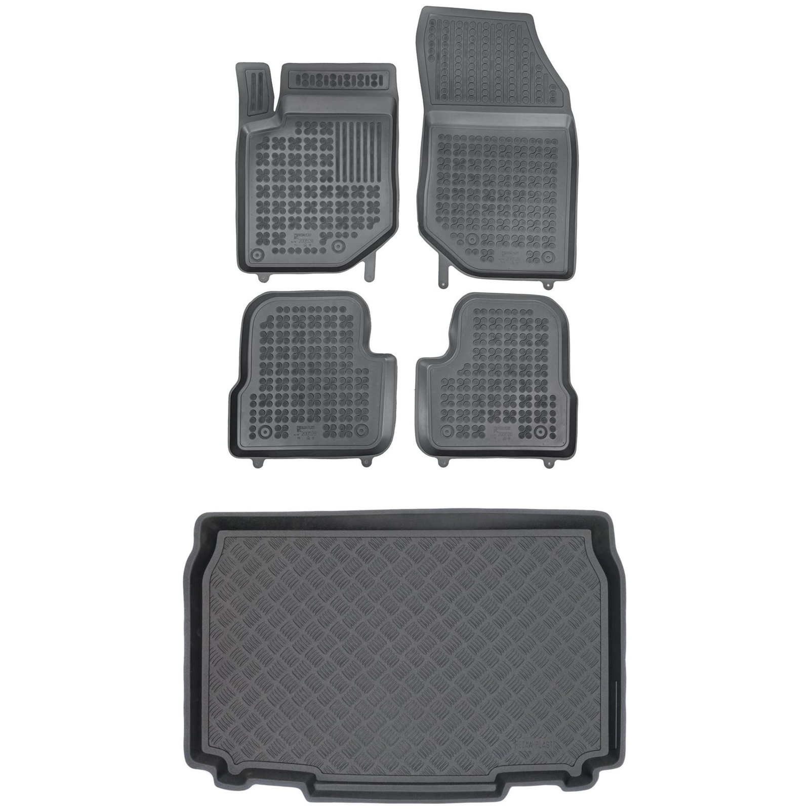 Tapis de coffre PE premium et tapis de sol sur mesure Opel Mokka II