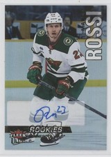 2022-23 Upper Deck Fleer Ultra Rookies Rainbow Foil Marco Rossi #246 Auto 16au