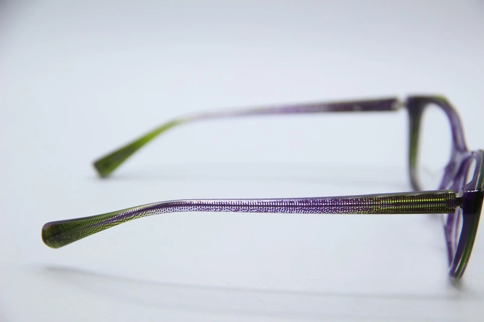 NUEVAS GAFAS ALAIN MIKLI A03060 F007 MONTURAS AUTÉNTICAS VERDES MORADAS 54-16 Foto 4 de 4