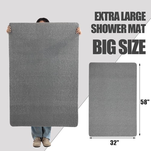 Extra Large Quick Dry Non-Slip Shower Mat - Safety & Comfort for Your Bath - Picture 4 of 9