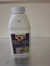 Bartoline TX10 Paint Varnish Stripper 500ml Wood Metal Glass Brick & Concrete