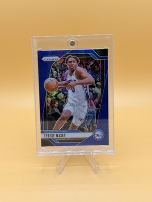 2024-25 Panini Prizm - Tyrese Maxey #96 Blue Prizm /199