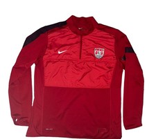 NIKE USA MEN NATIONAL TEAM 2013 PLAYER ISSUED MIDLAYER PULLOVER XL USMNT USWNT