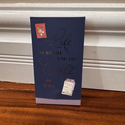 PUNCH STUDIO 75 SHEETS NOTEBOOK POCKET 32618 LIFE IS SHORT NEW