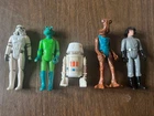 Vintage lot of 5 1977-78 Stars Wars action figures, including Greedo, Hammerhead