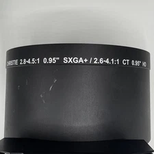 Christie Projector Lens 2.8–4.5:1 SXGA+ / 2.6–4.1:1 CT 0.95" HD – Used