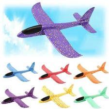Large Strong Foam Glider Stunt Plane Kids 48cm Hand Thrown Outdoor Garden Toy