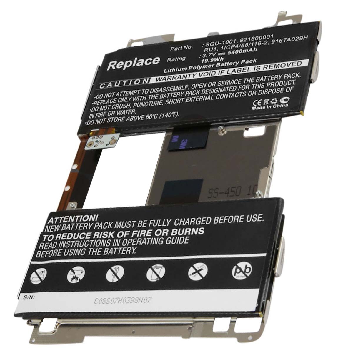 Batterie BlackBerry PlayBook usée : corrigez les coupures avec le bloc Avizar 3,7V