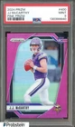 2024 Panini Pink Prizm #400 JJ McCarthy Vikings RC Rookie PSA 9 MINT