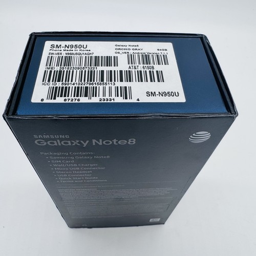 Leere Retail Box für Samsung Galaxy Note 8 NUR DIE LEERE BOX WIE ABGEBILDET - Bild 7 von 8