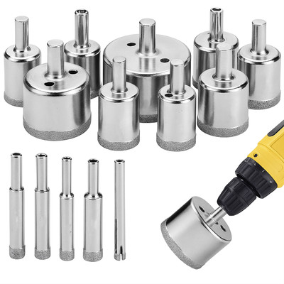 Diamant Lochsäge 5 mm bis 100 mm Fliesenschneider Keramik Feinsteinzeug Glas Bohrkrone 
