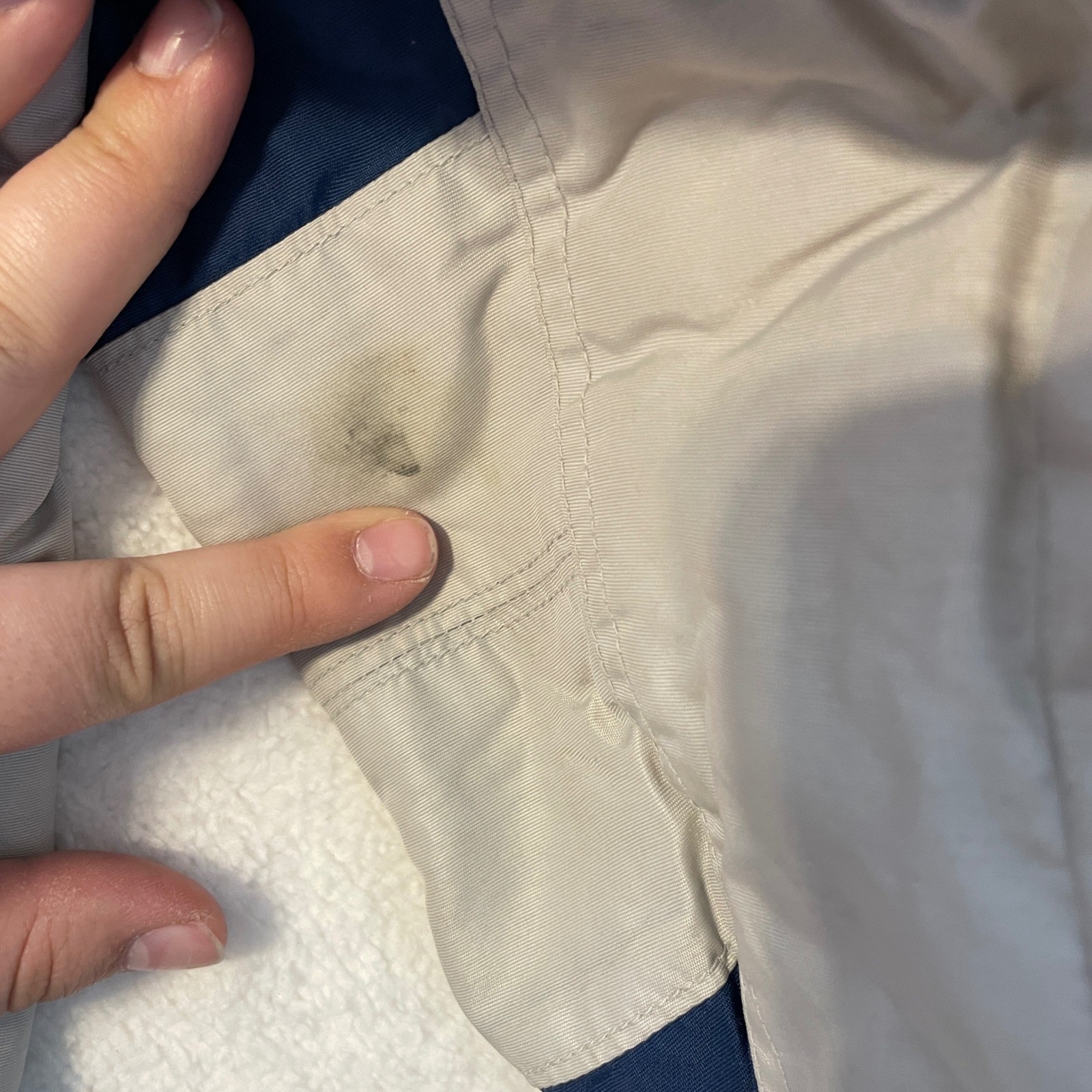 Columbia Sportswear Company Mens Blue Gray White Insulated Ski Jacket Large