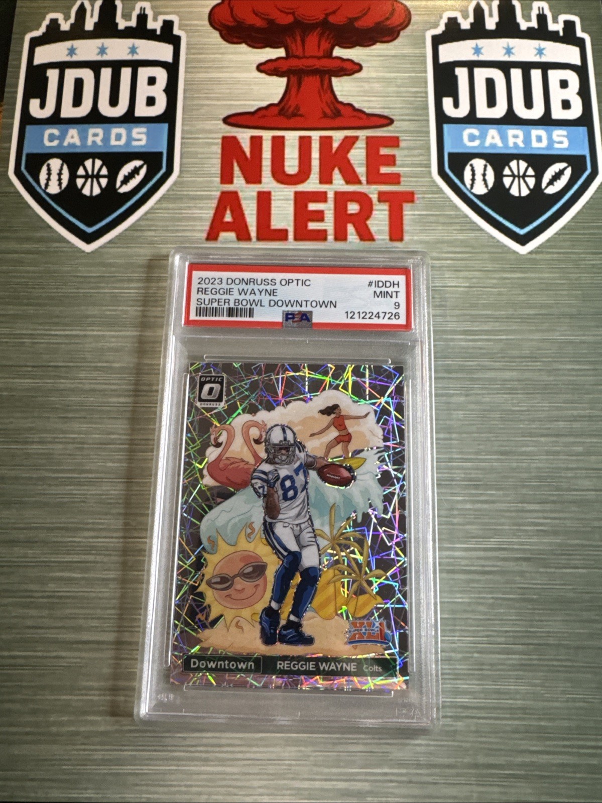 2023 Panini Donruss Optic - Super Bowl Downtown Reggie Wayne #SBD-DH