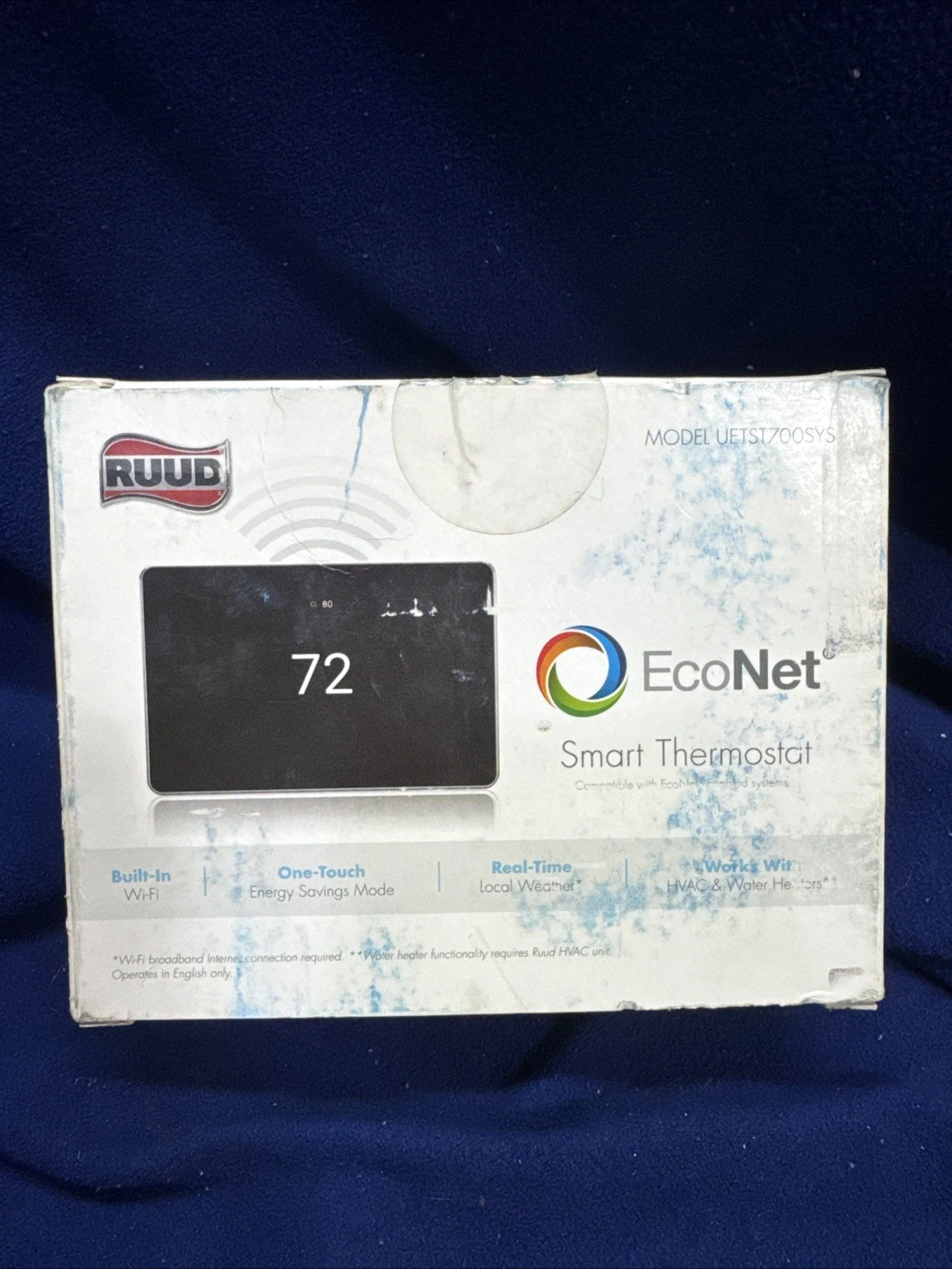 Ruud Econet Smart Thermostat UETST700SYS WiFi 4.3” Screen
Opens in a new window or tab