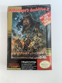 Nobunaga&rsquo;s Ambition II NES &bull; CIB &bull; Box &bull; Manual Cartridge &bull; Map + Bonus map!