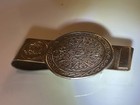 VTG Silver 1970’s MEXICO Alpaca Solid Mayan Calendar Men's Money Clip Holder 23g — photo 3