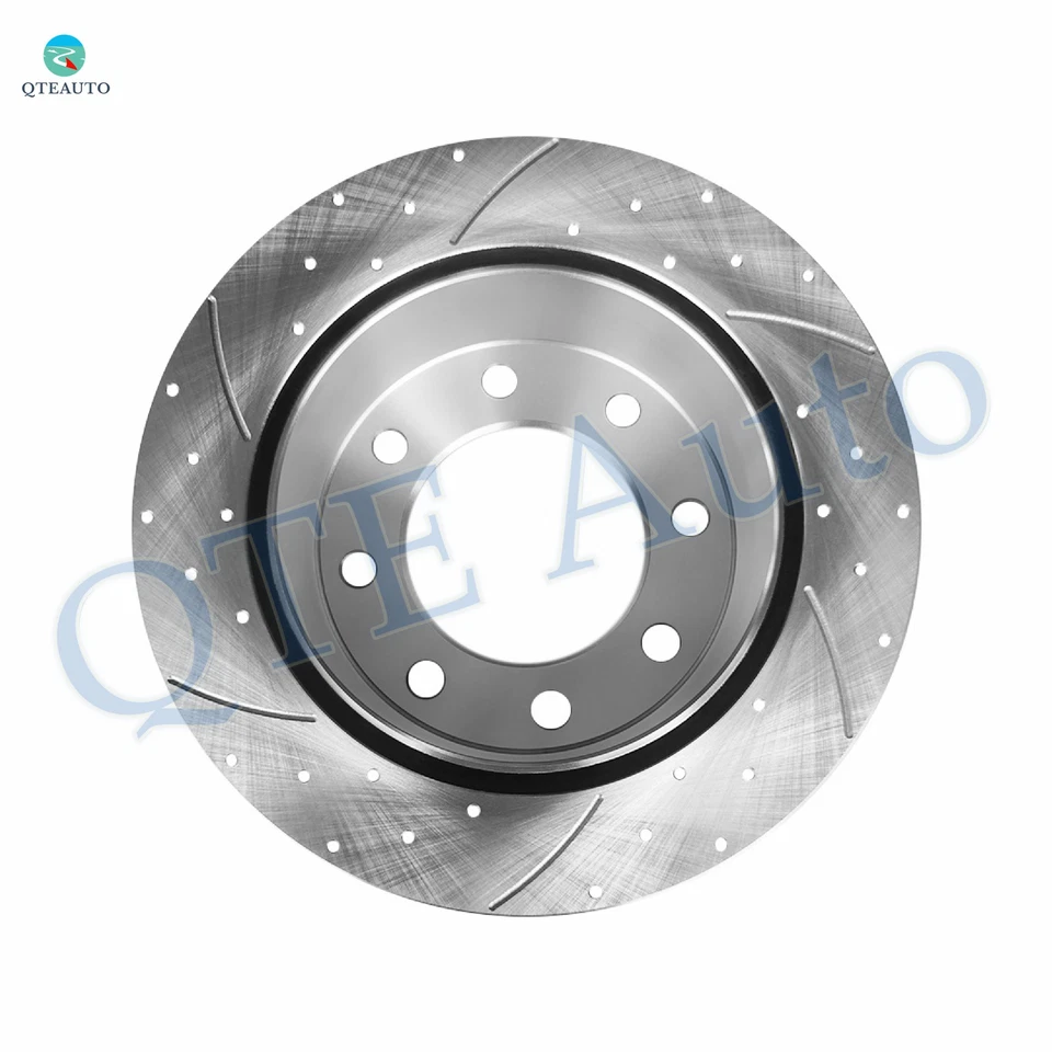 Rotores de freno ranurados perforados traseros 330 mm para Chevrolet Suburban 2500 2003-2007 Foto 3 de 4