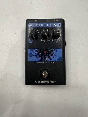 TC Helicon Voicetone H1 Intelligent Harmony Vocal Effect Pedal + Power Supply