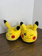 Pokemon Winking Pikachu Slippers 3D for Boys Girls 11/12