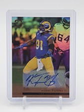 KOBIE TURNER 2025 PANINI PHOTOGENIC FOOTBALL AUTO BRONZE #43 RAMS Q4561
